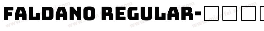 Faldano Regular字体转换